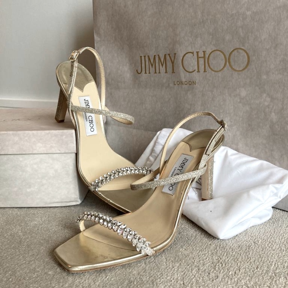 Meira 85 Jimmy Choo Bridal Shoes - Picture 1 of 4
